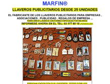 Tablet Screenshot of llaveros.com.es