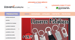 Desktop Screenshot of llaveros.com.mx
